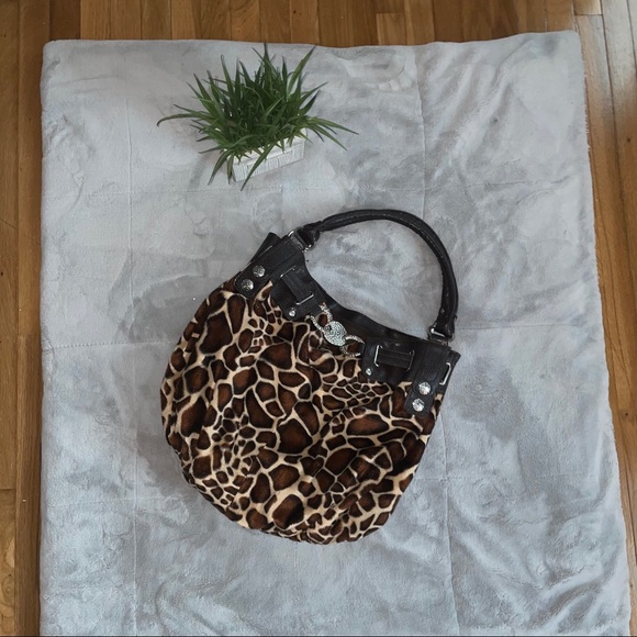 Handbags - Animal print hobo bag